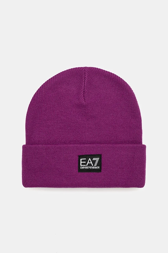 

Детская шапка Ea7 Emporio Armani, фиолетовый