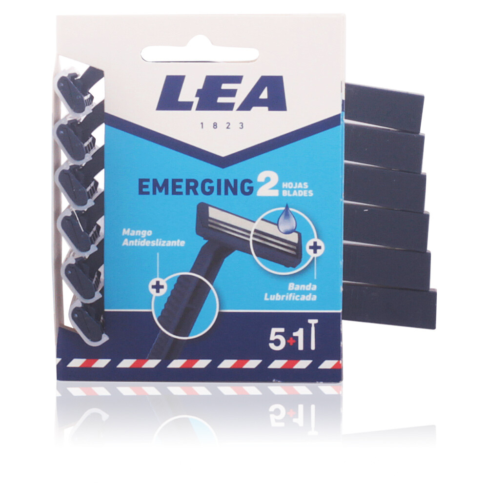 

Лезвия бритвы Emerging cuchillas de afeitar desechables para hombre 2 hojas Lea, 5 шт