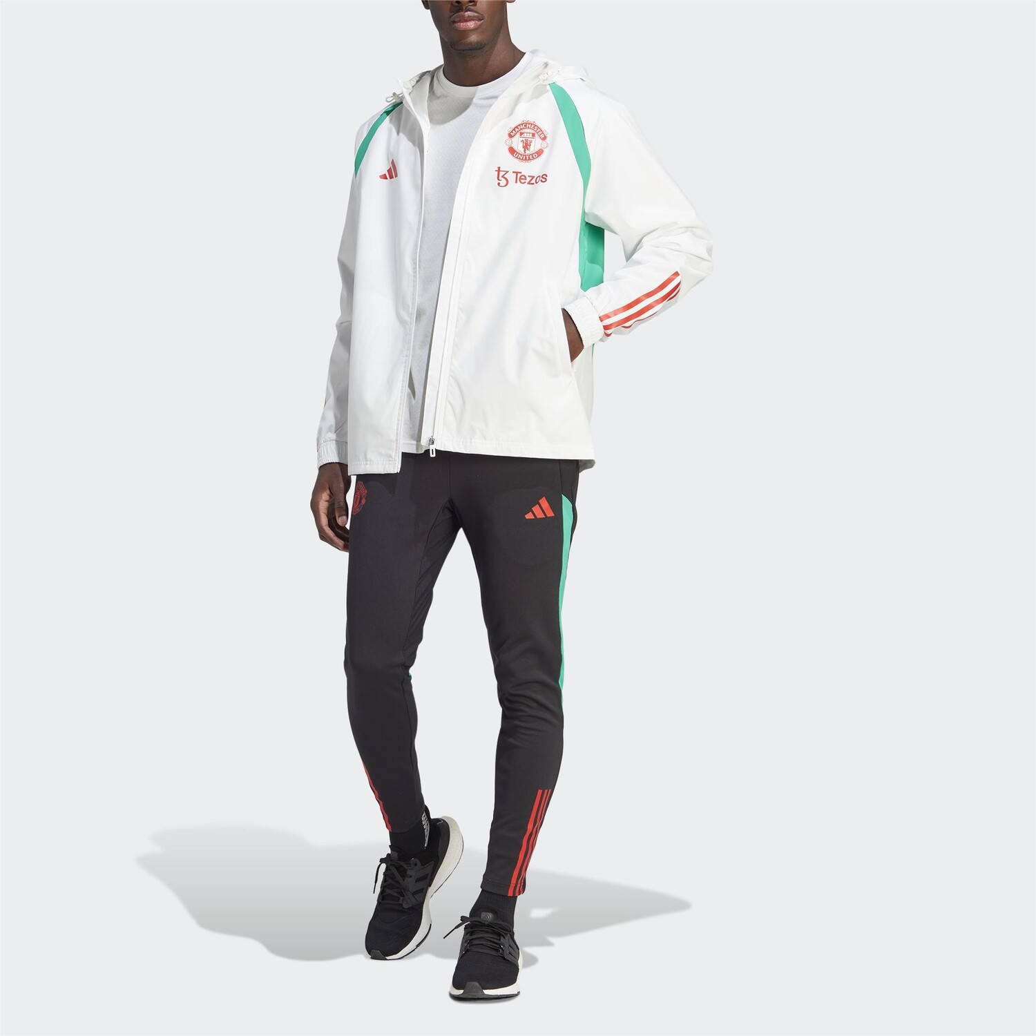 Куртка Manchester United мужская Core White Adidas, белый — фото 2