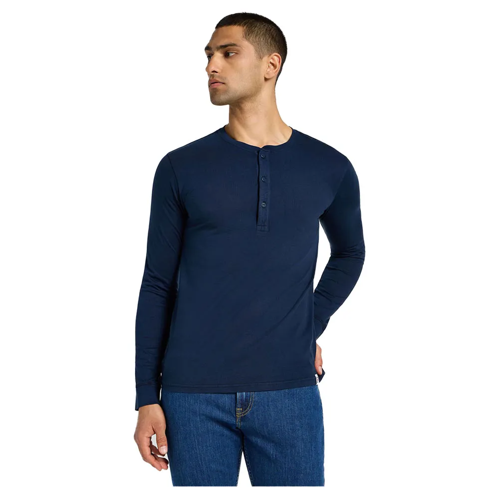 

Футболка Lee Henley long sleeve, синий