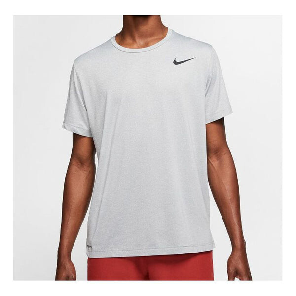 

Футболка Nike Pro Short Sleeve Training Tops Breathable Quick Dry Gray, серый
