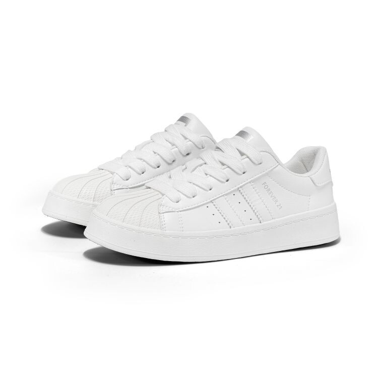 

Кроссовки Forever 21 Skateboard Shoes Unisex Low-Top, белый