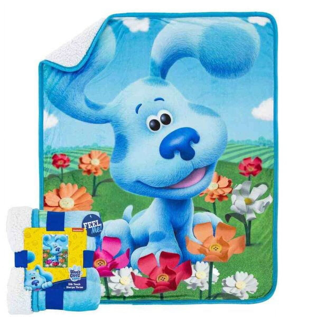

Детское шелковое одеяло Blues Clues Blue Skies, синий