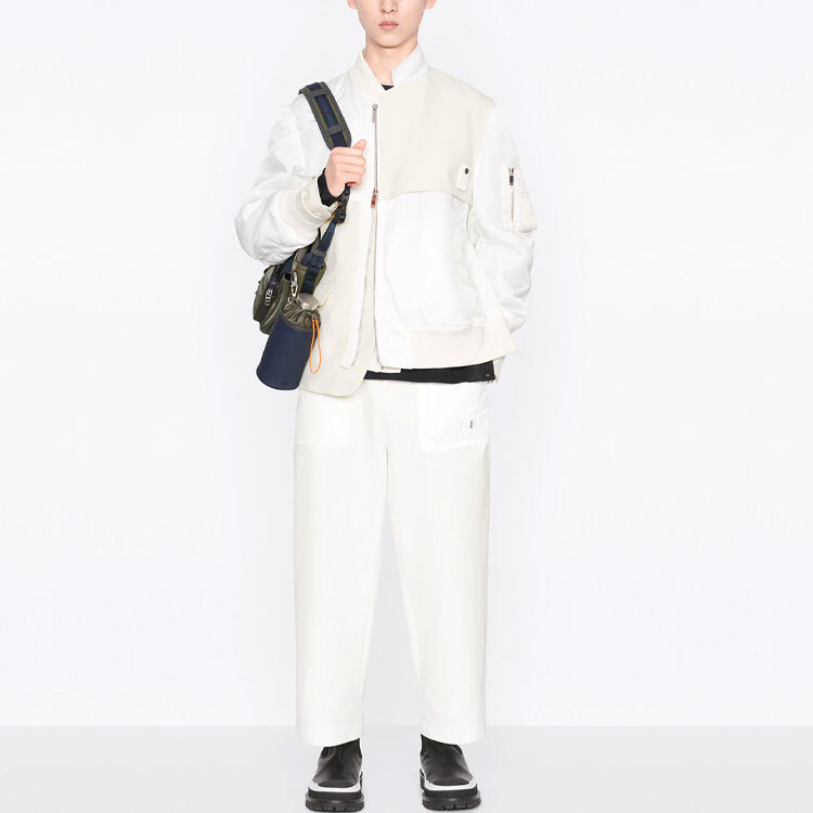 Sacai Quarterly New Products Куртка мужская кремовая Dior, кремовый — фото 3