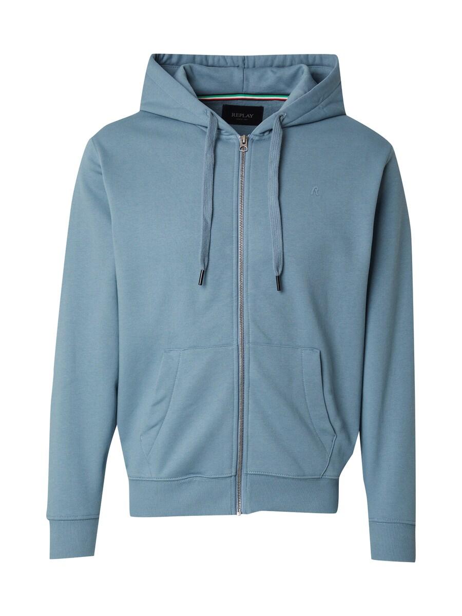 

Худи с капюшоном на молнии REPLAY, Smoke blue