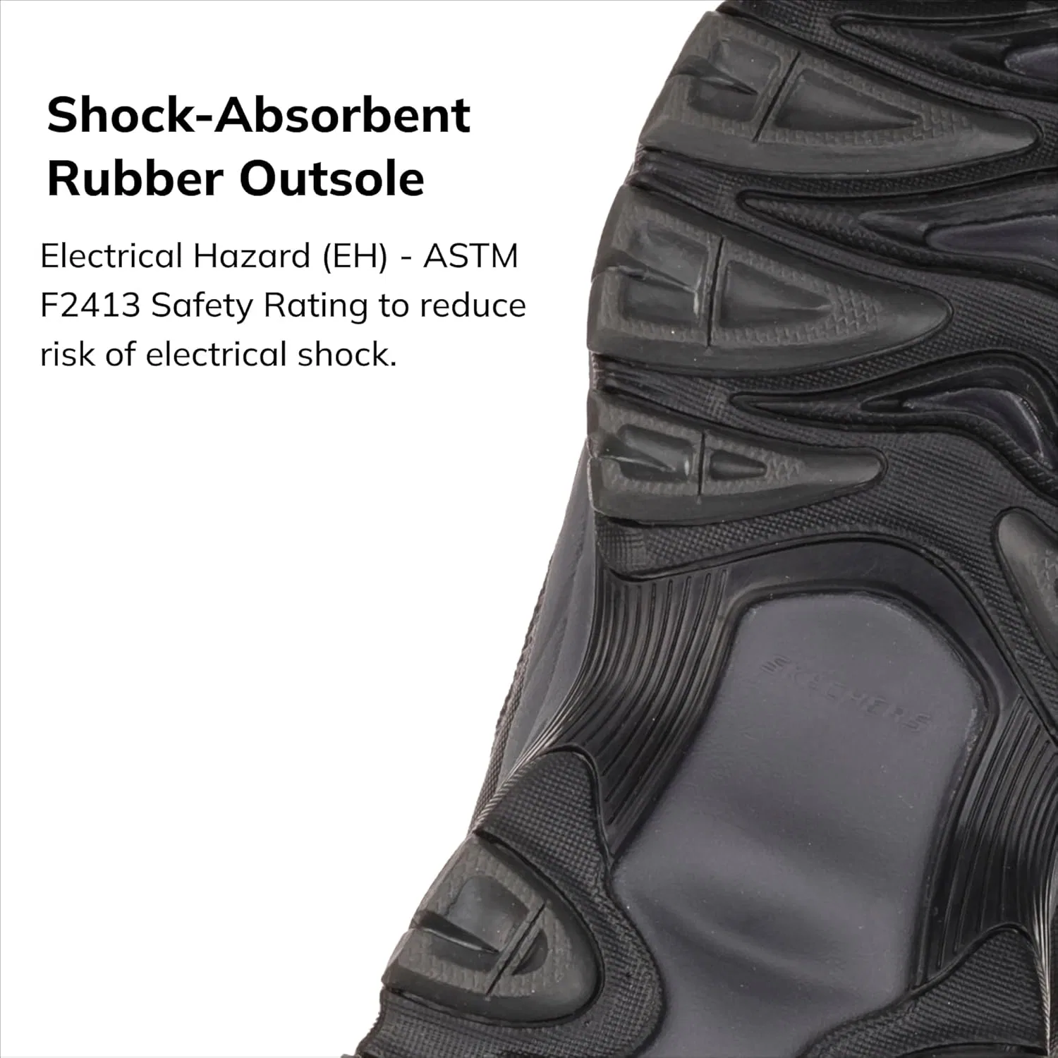 Мужские кроссовки Skechers Cankton Ebbitt со стальным носком, Black Anthracite — фото 3