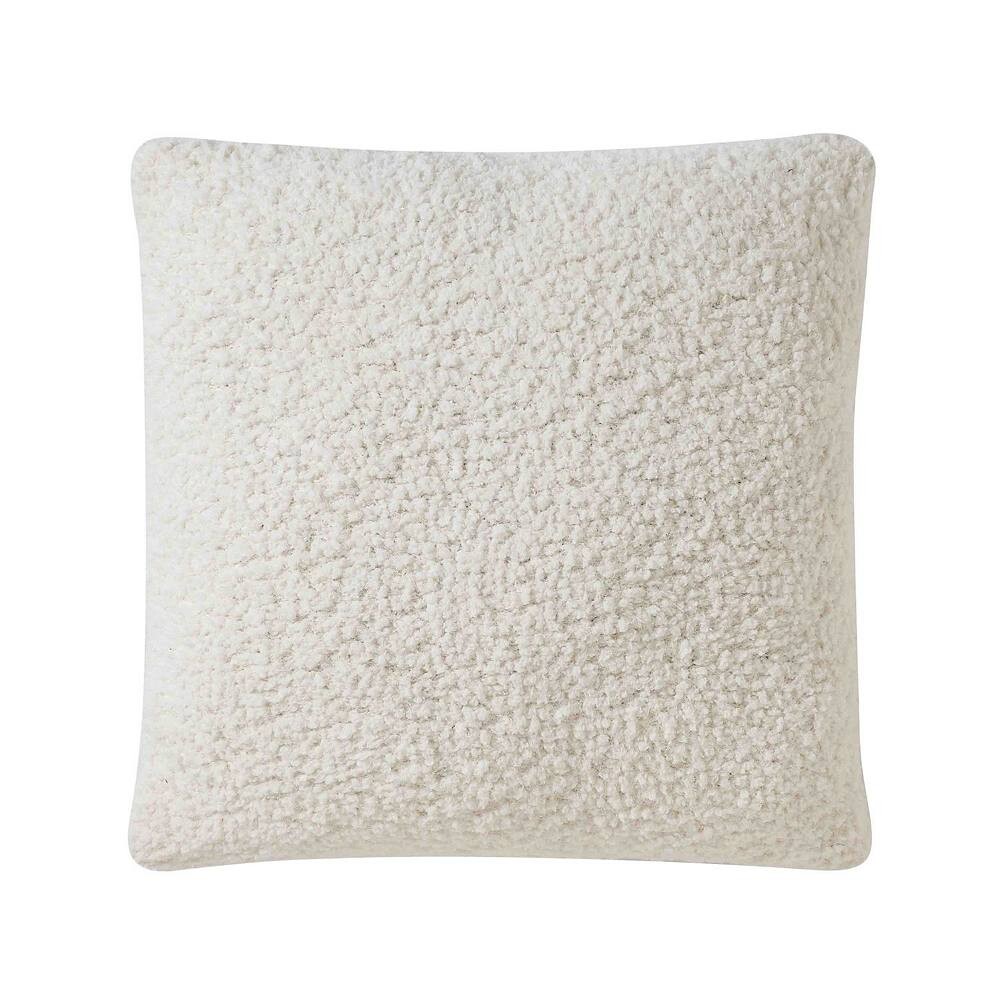 

Cuddl Duds Уютная вязаная подушка букле, цвет Ivory