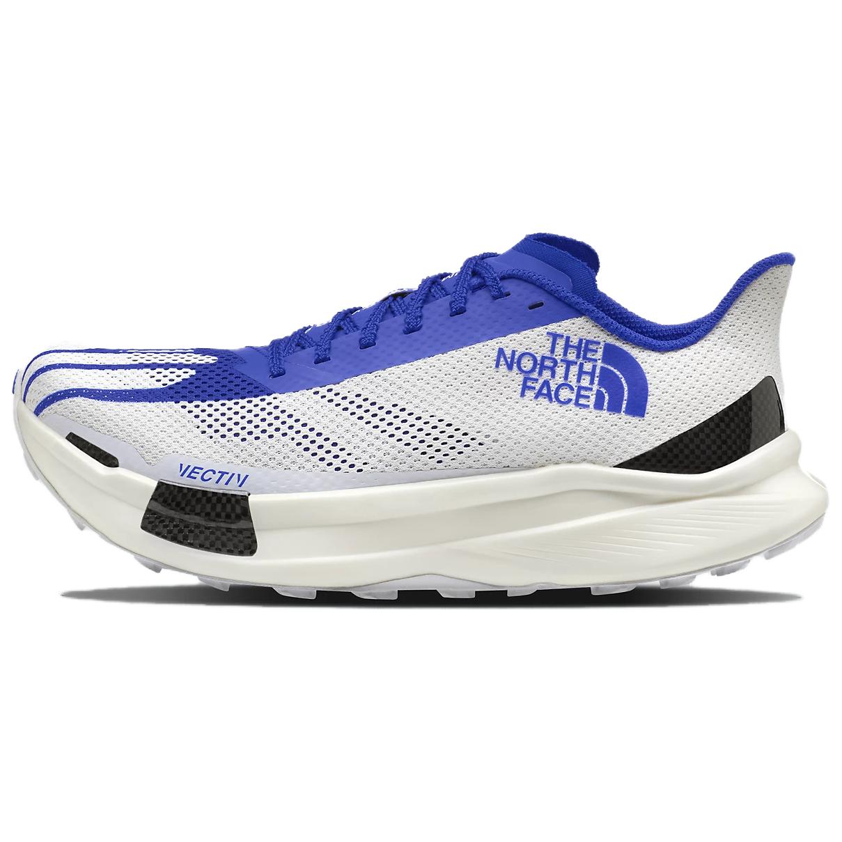 

Низкие трейловые беговые кроссовки мужские бело-синие THE NORTH FACE, IKB/TNF White