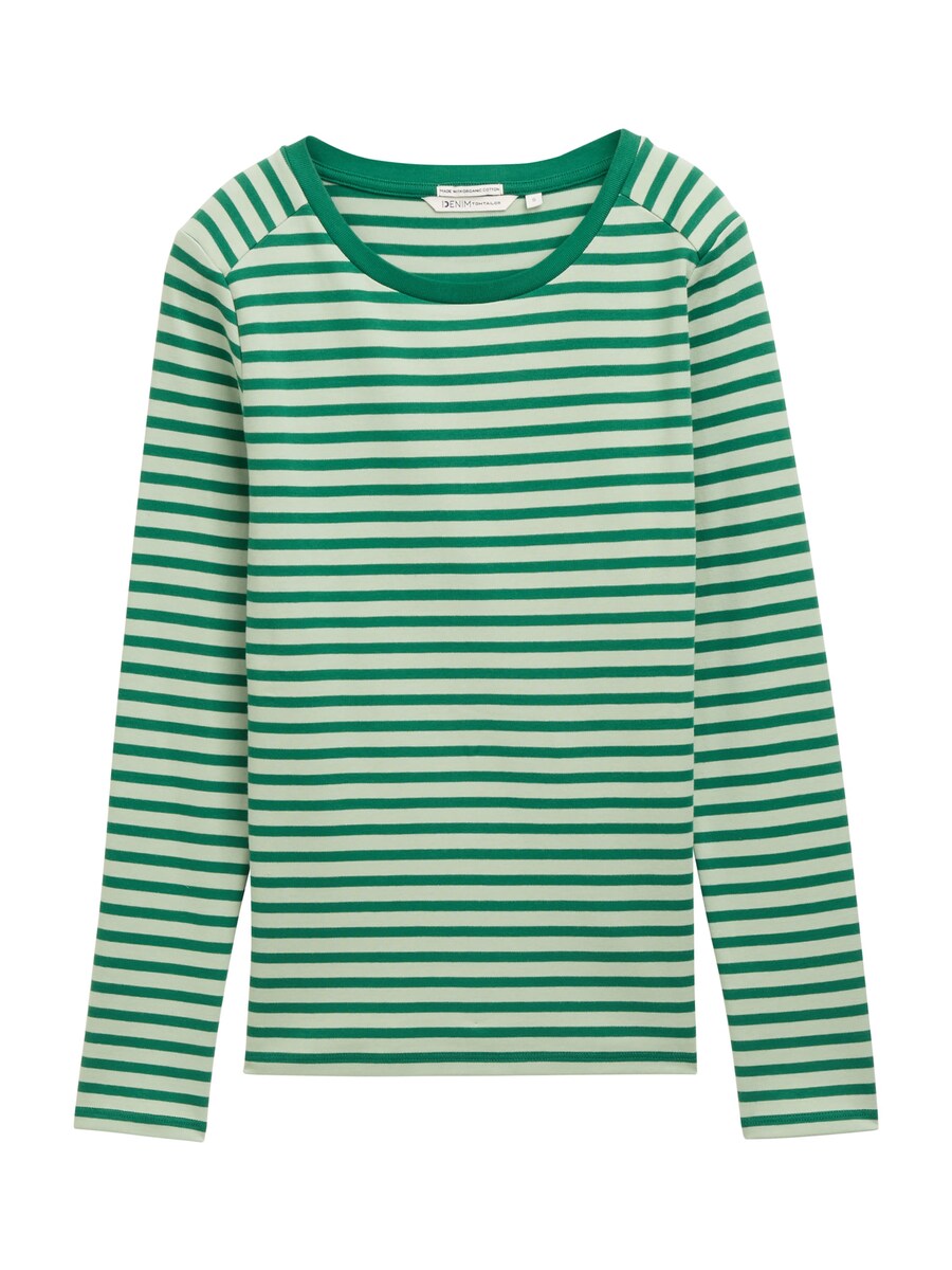 

Рубашка TOM TAILOR DENIM, цвет Fir/Pastel green