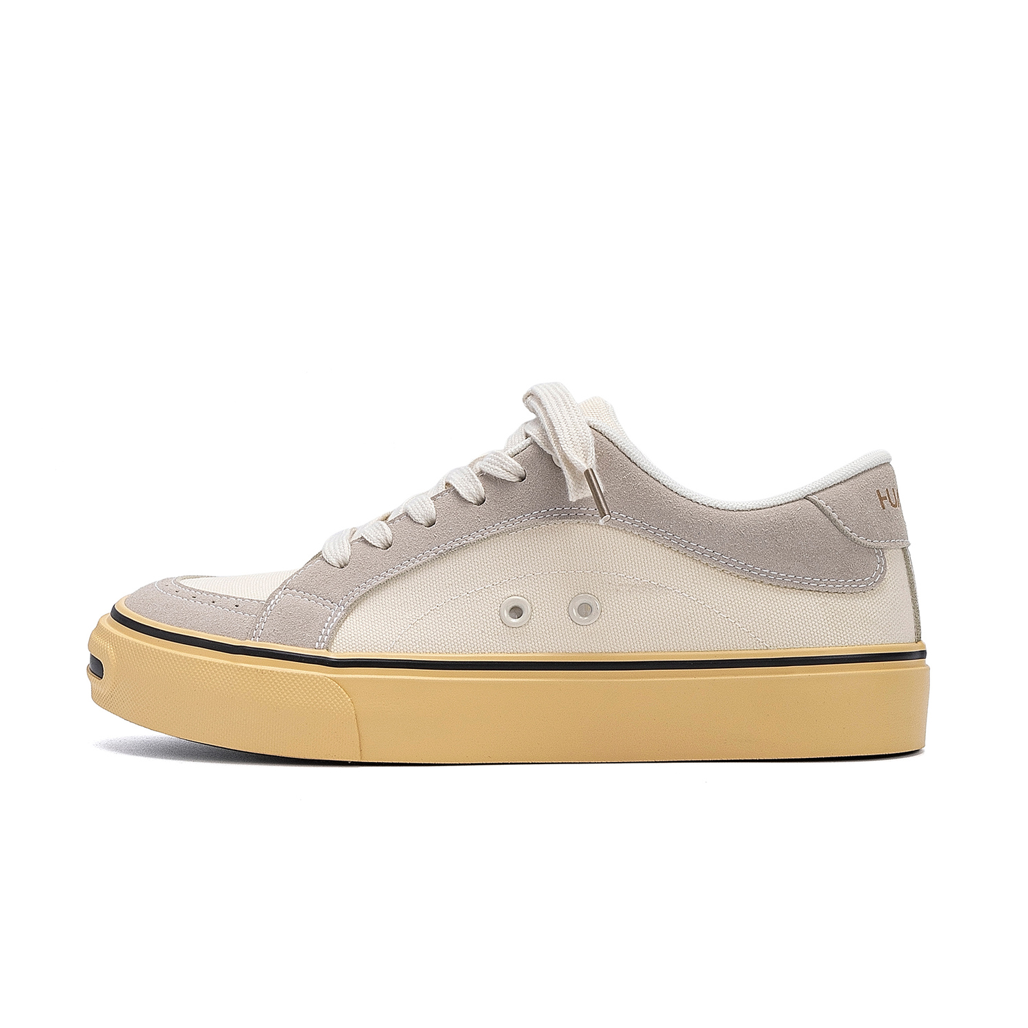 

HUANQIU Легкие кроссовки Low top Canvas мужские, цвет beige gray