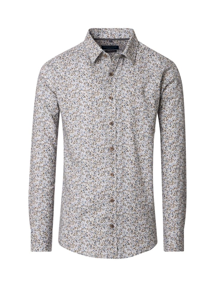 

CASAMODA Повседневная рубашка серебристого цвета