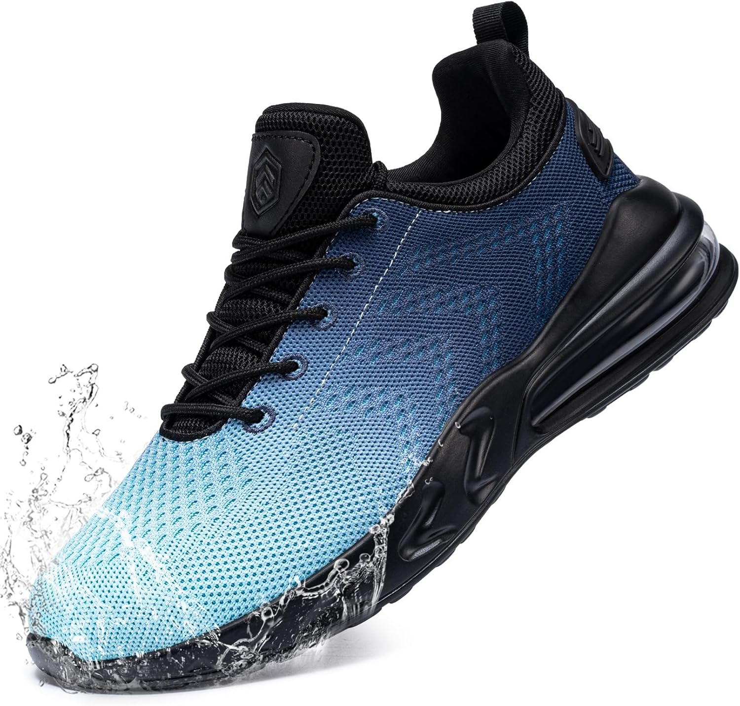 

LARNMERN Мужские нескользящие кроссовки, водоотталкивающие, для сферы общественного питания, антискользящие туфли, водонепроницаемые кроссовки, на удобной подошве, светло-голубой