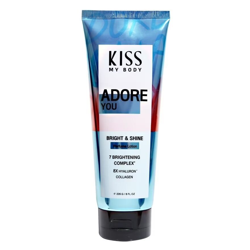 

Kiss My Body Парфюмированный лосьон Bright Shine Adore You 226 G. โลชั่นน้ำหอม, Blue