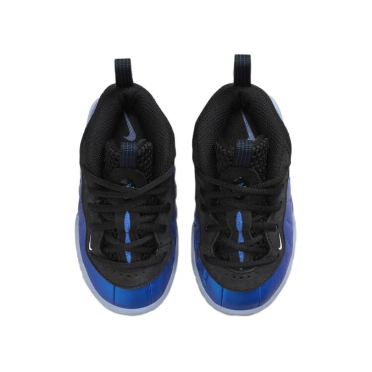 Кроссовки Nike Little Posite One Toddler Shoes TD Low-top Blue/white/black, синий — фото 4