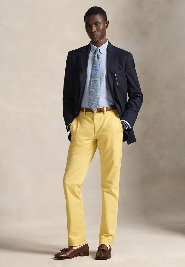 Брюки-Чиносы bedford прямого кроя из эластичной ткани Polo Ralph Lauren, Corn Yellow — фото 2