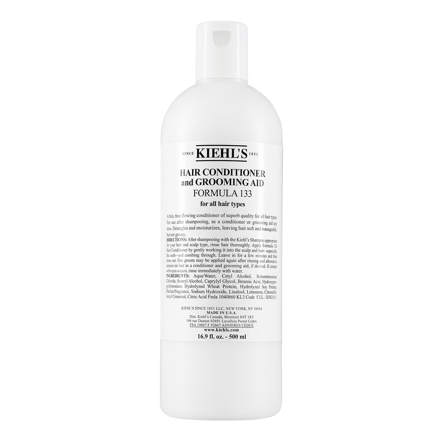 

Кондиционер Hair Conditioner and Grooming Aid Formula 133 Kiehl'S Since 1851