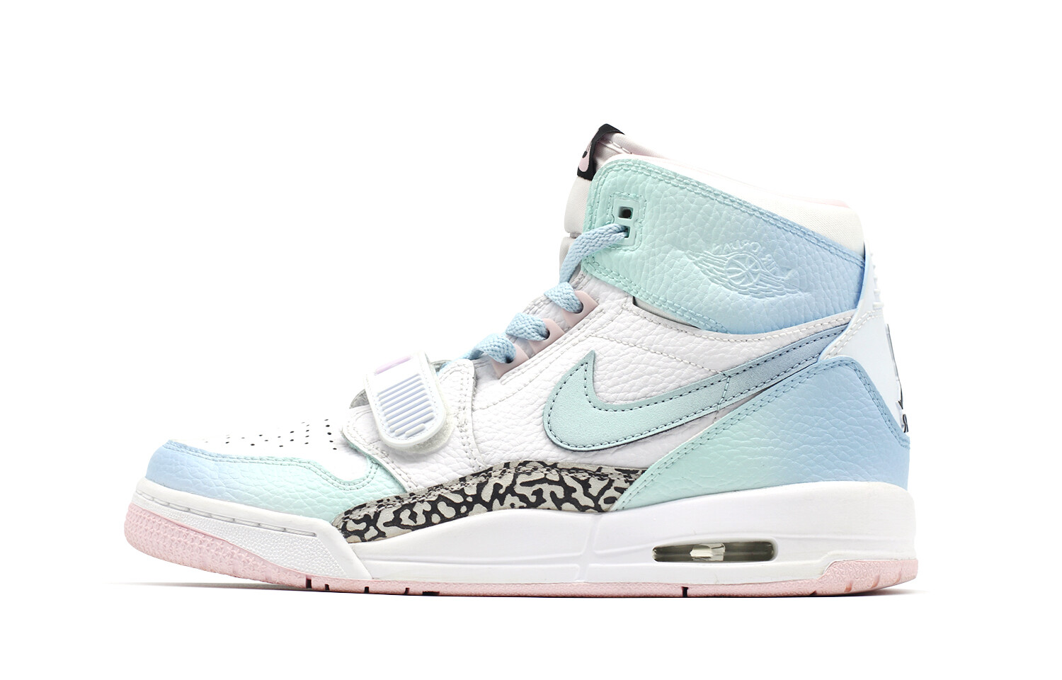 

Кроссовки Jordan Legacy 312 Vintage Basketball Shoes Women's Mid-top Blue/White/Pink, синий/розовый