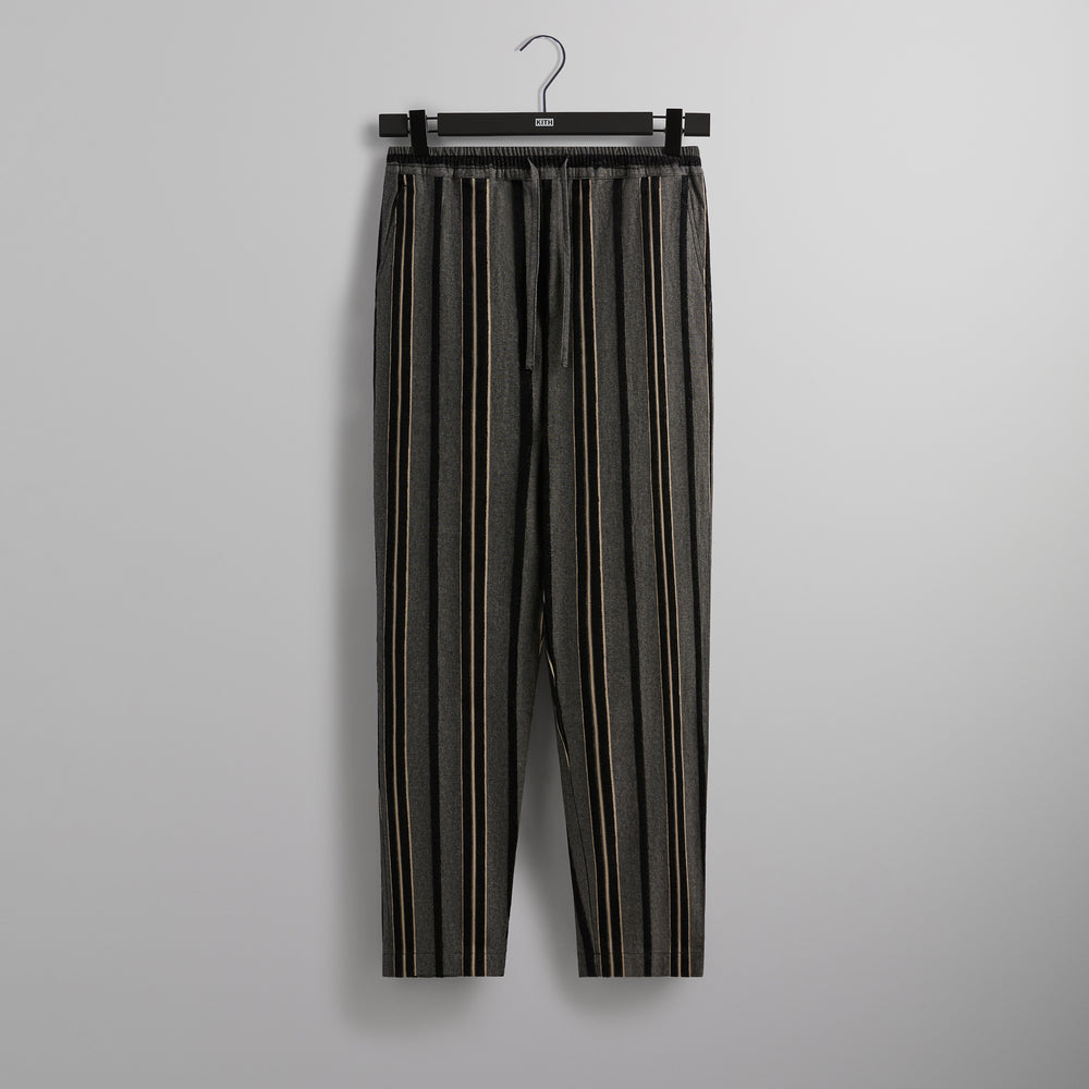 

Брюки Kith Striped Flannel Barrow Pant, черный