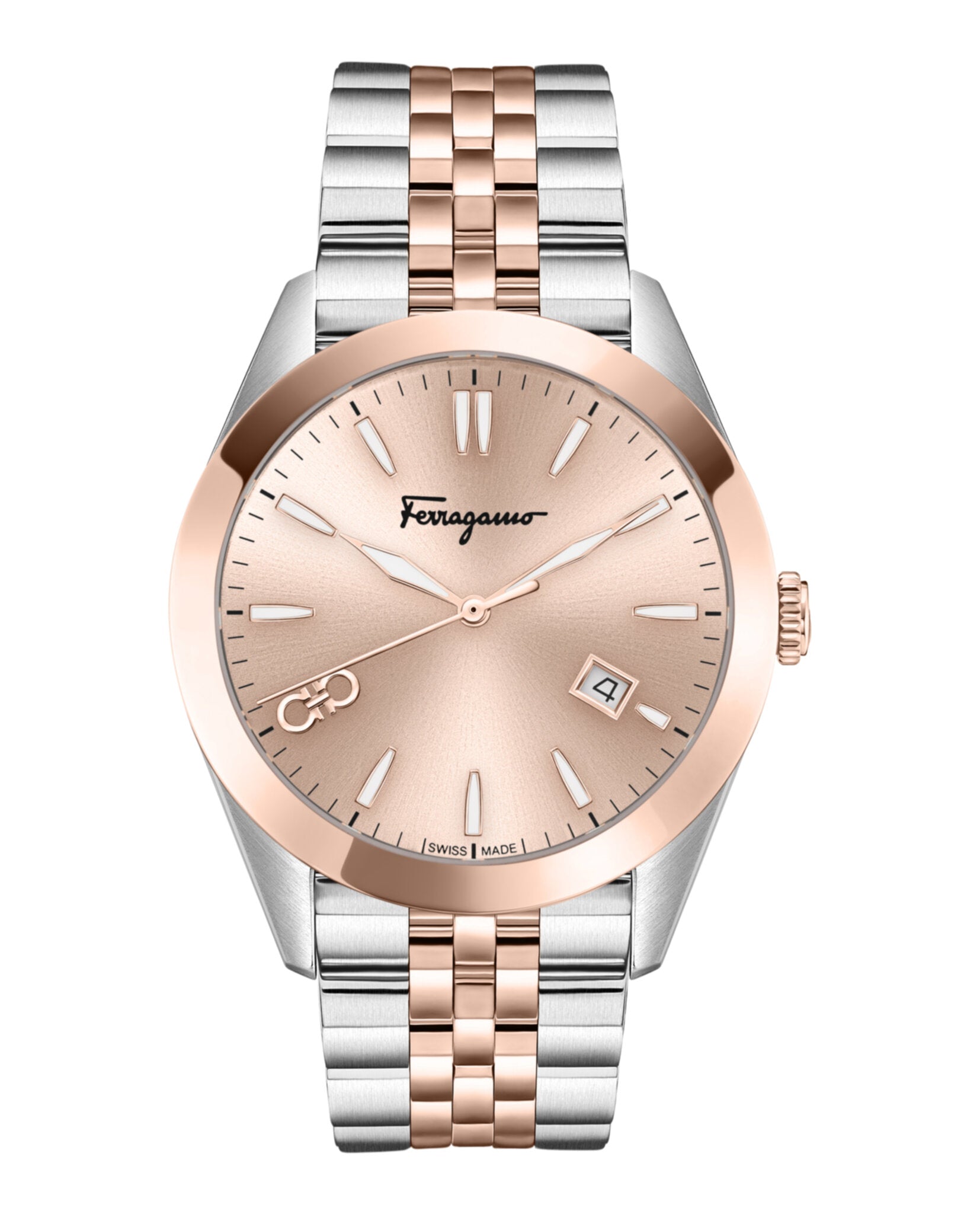 

Классические часы-браслет Ferragamo Salvatore Ferragamo, цвет two tone