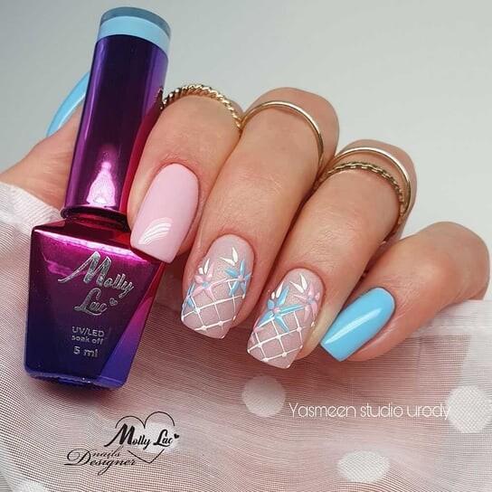 

Гибридный лак для ногтей Mollylac Bomb, Molly Lac