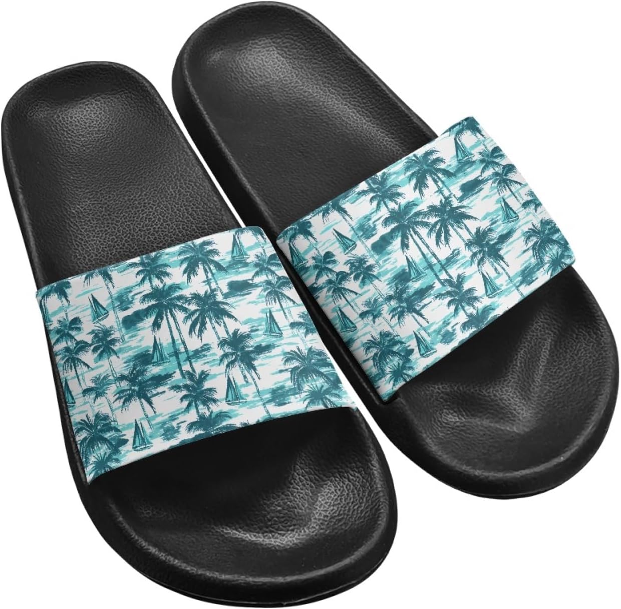 

Женские и мужские сандалии Micoklinlin, милые шлепанцы, водонепроницаемые, для душа, летние, для ванной, пляжа и бассейна, размер 5-12, Coconut Grove