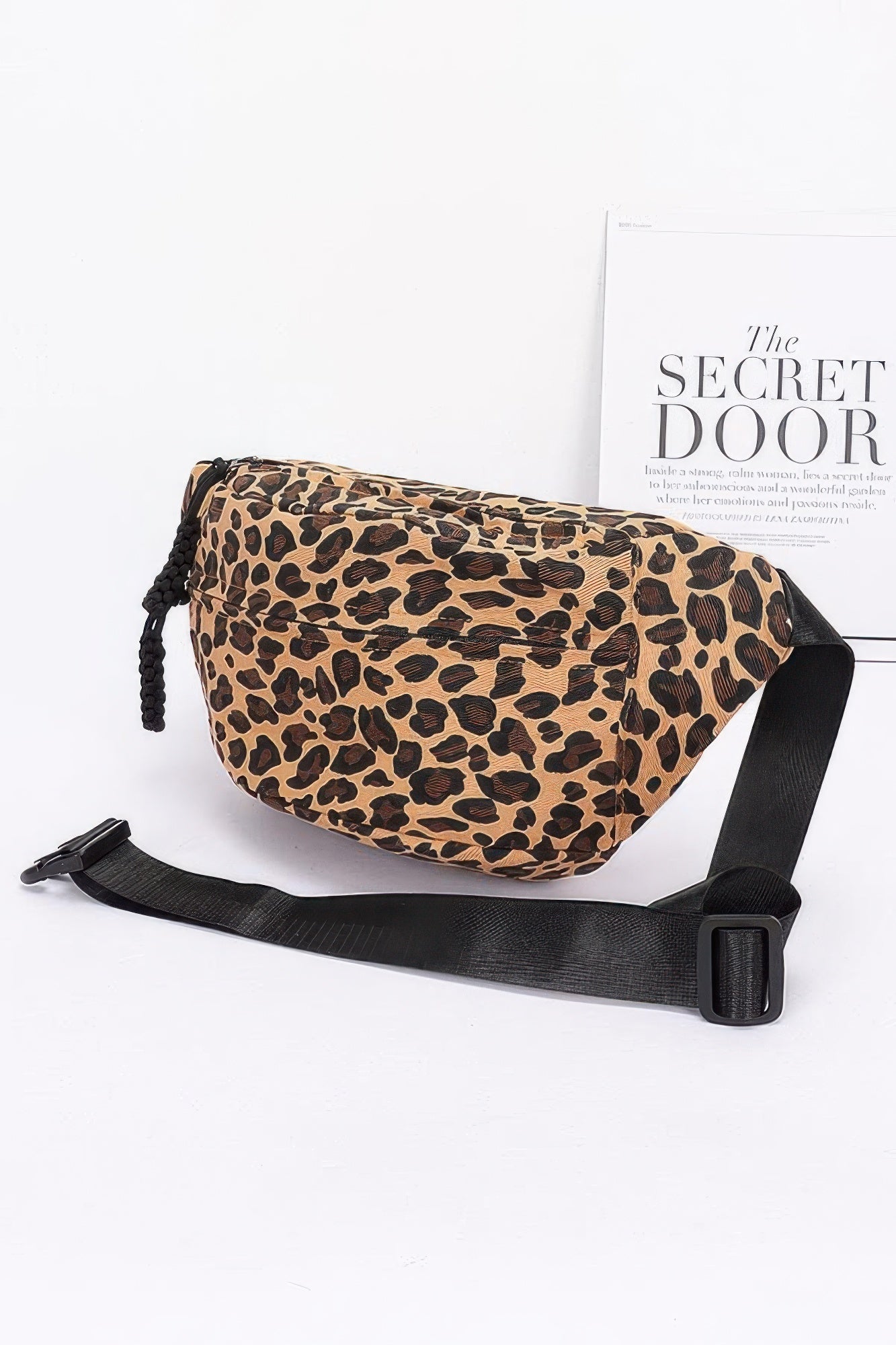 

FASHNZFAB женская сумка через плечо из хлопчатобумажной ткани Leo, цвет leopard