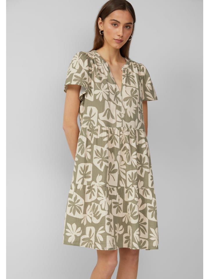 

Короткое платье QS, цвет grün-beige
