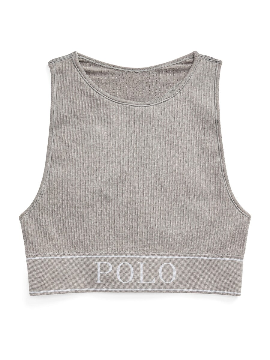 

Бюстгальтер Polo Ralph Lauren Bralette Bra Neck Top, серый