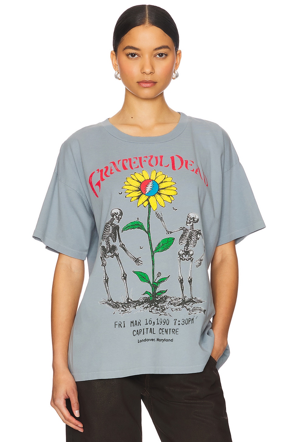

Футболка с маргаритками Grateful Dead от Daydreamer, light blue