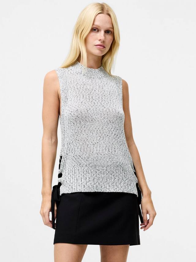 

Безрукавный удлиненный жилет Wai со шнуровкой French Connection