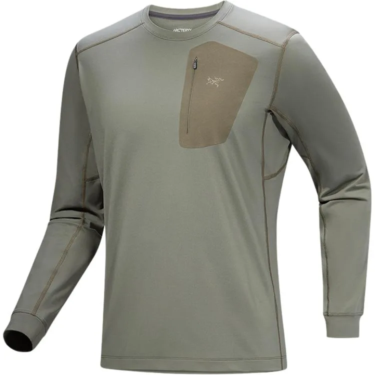 Толстовка RHO LT мужская Arcteryx, Dusty Green/Vintage Green/Forage/Tatsu