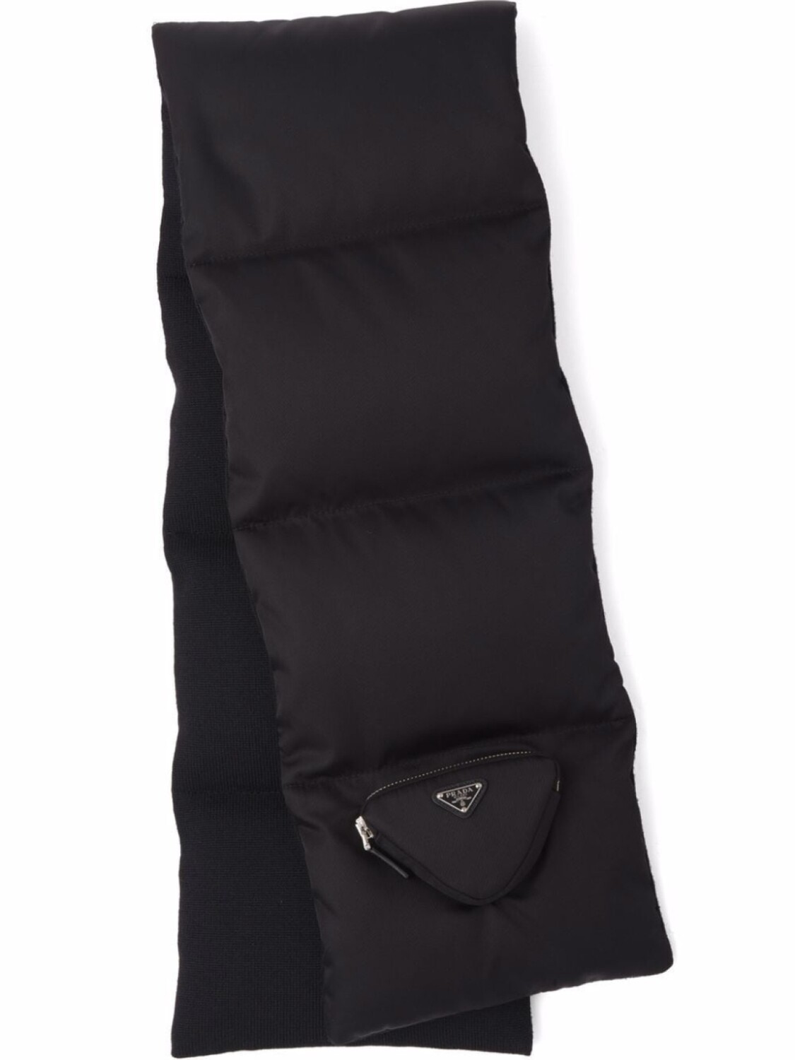 

Prada дутый шарф Re-Nylon, черный