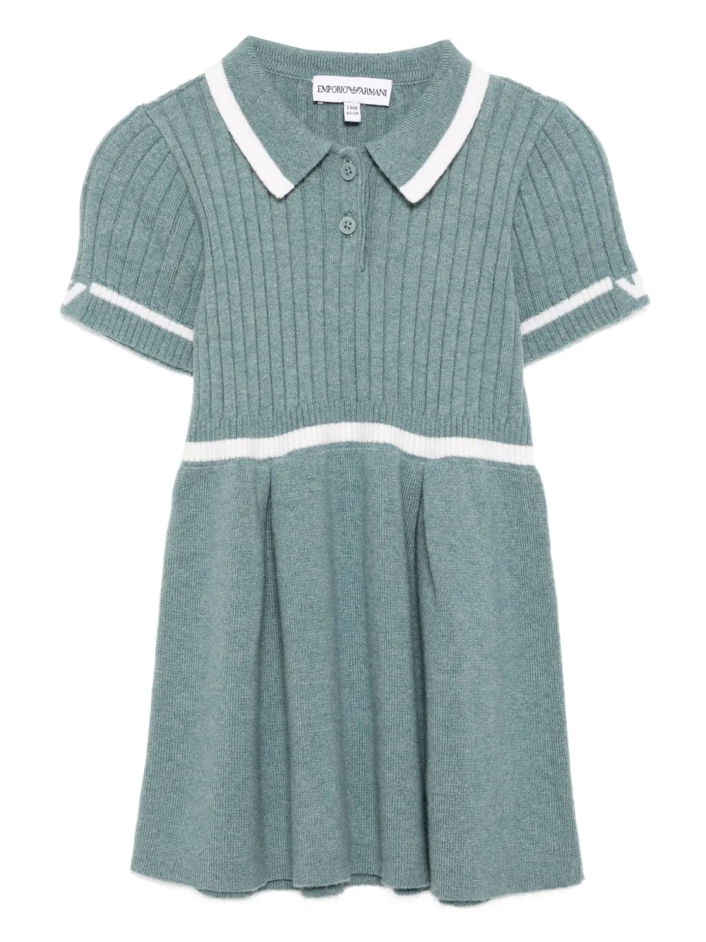 

Платье с логотипом Emporio Armani Kids, зеленый