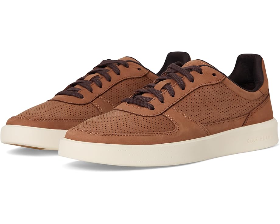 

Кроссовки Cole Haan Grand Crosscourt Daily Court Sneakers, цвет British Tan Nubuck/Ivory
