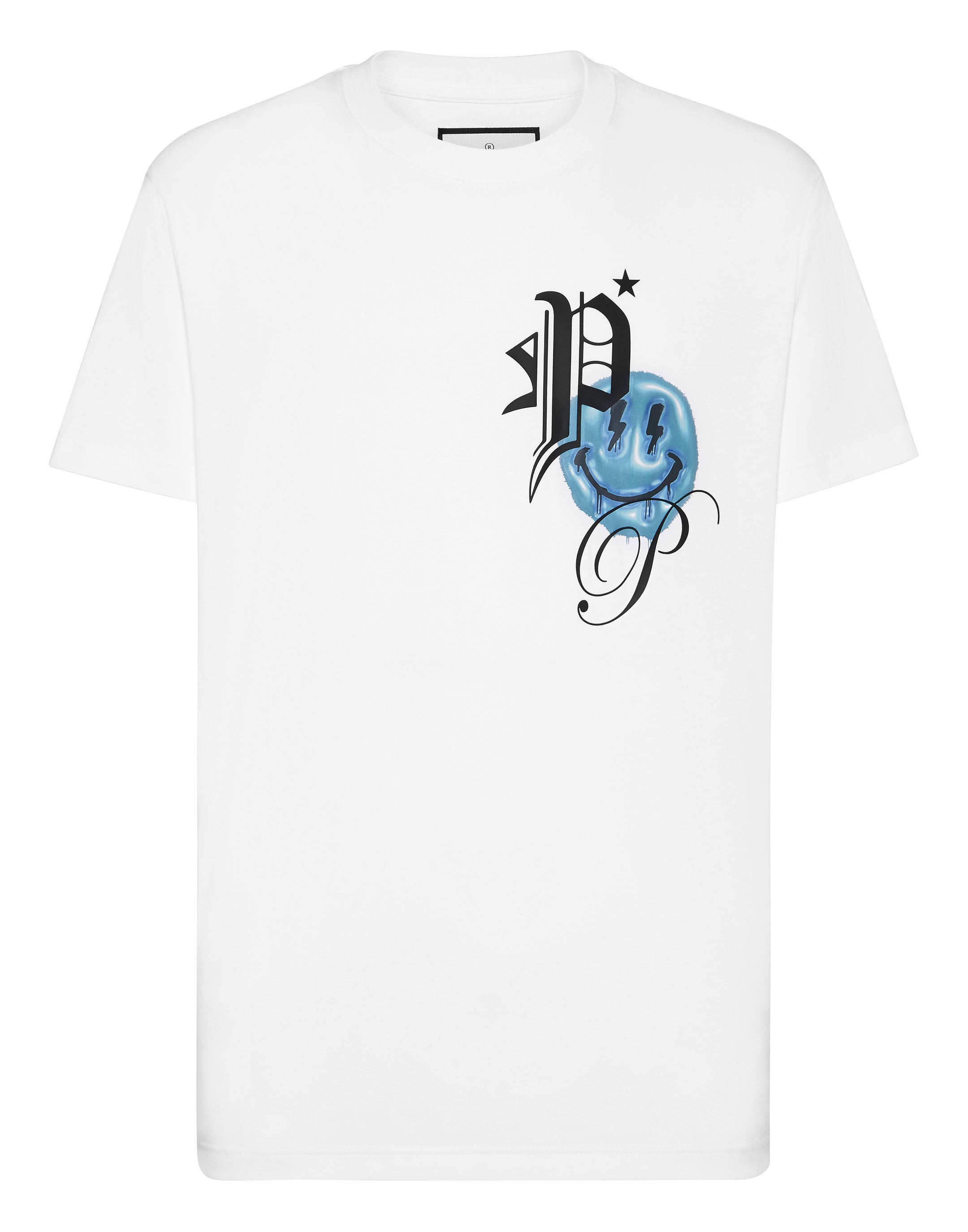 

Футболка с круглым вырезом SS Smile PHILIPP PLEIN, белый