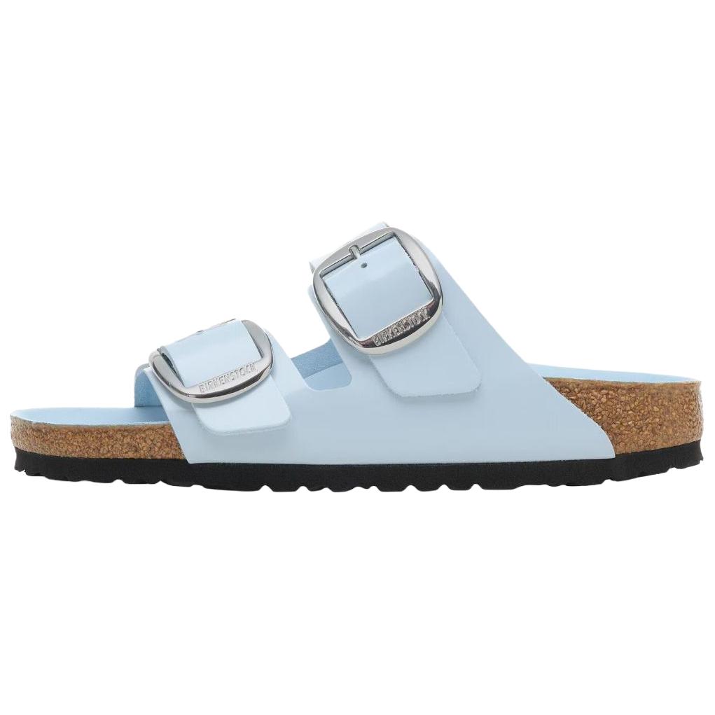 Сандалии Arizona с большой пряжкой из лакированной кожи женские Birkenstock, Blue