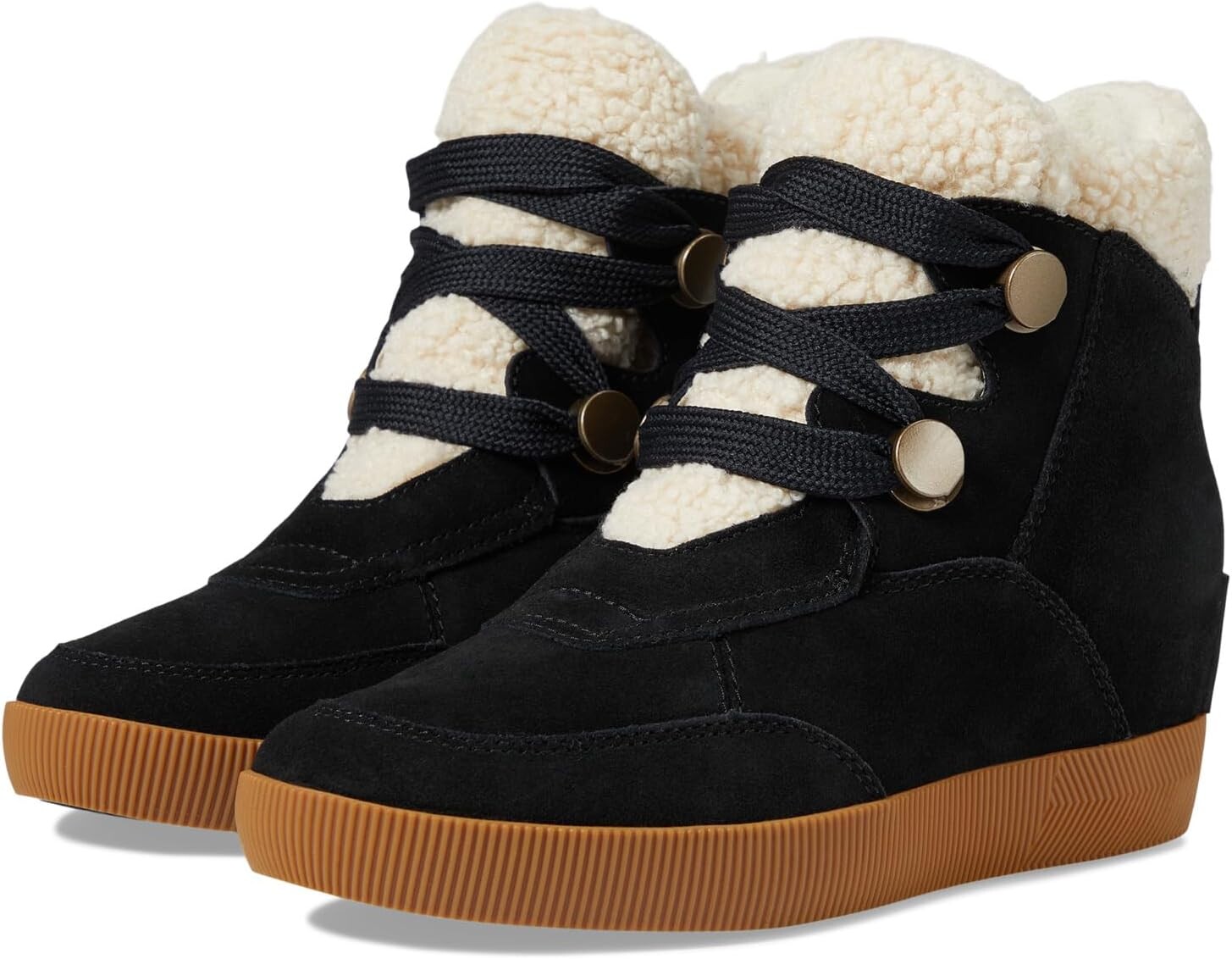 

Ботинки SOREL Out N AboutCozy Wedge, черный/белый