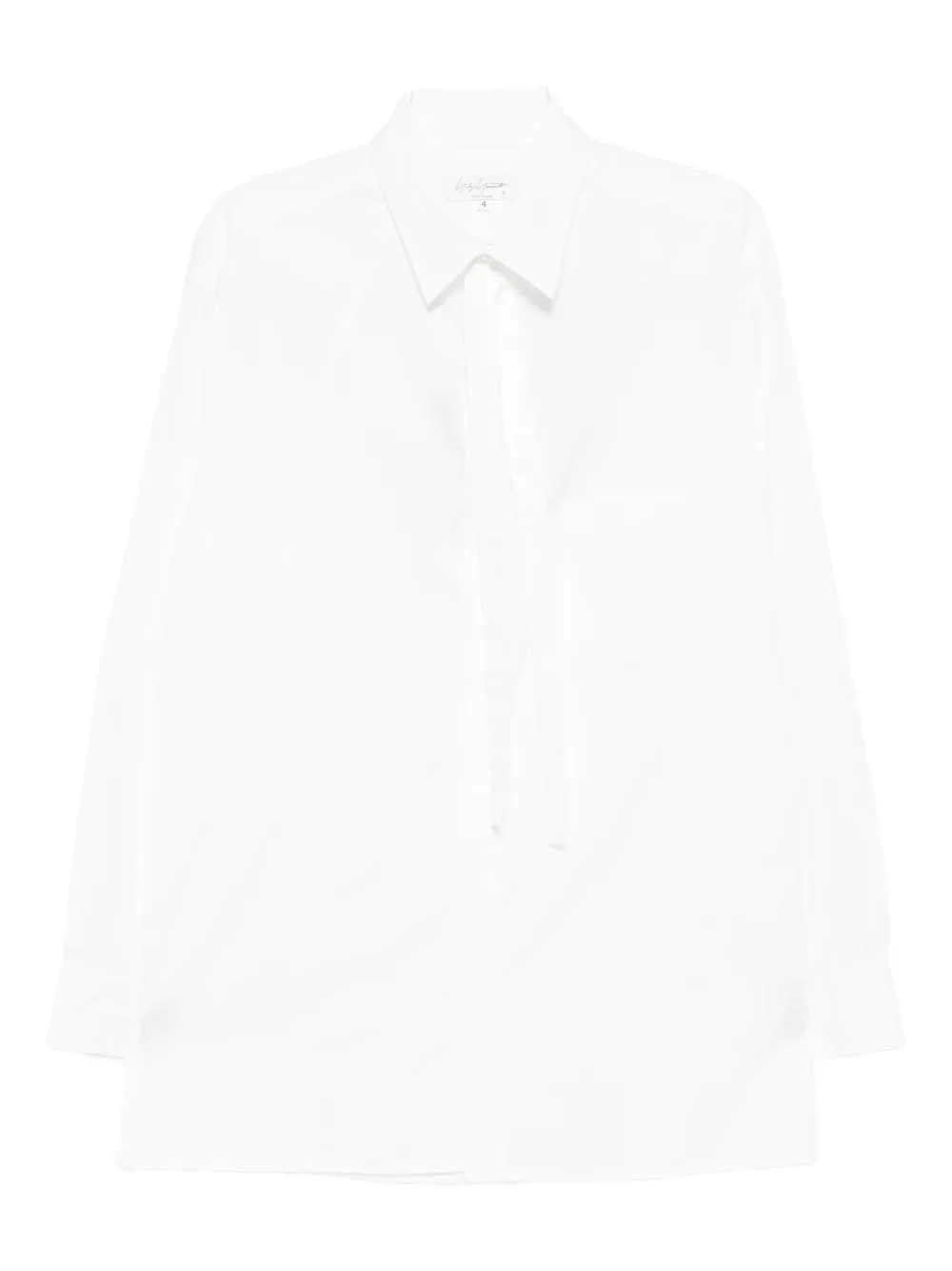 

Рубашка 100/2 Broad Switching Yohji Yamamoto, белый