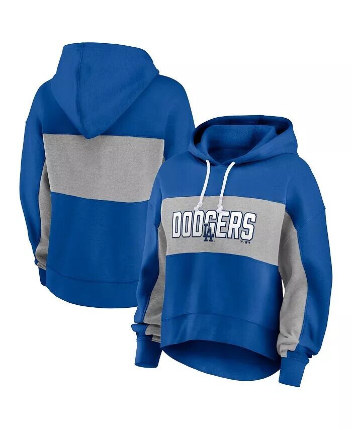 

Женский пуловер с капюшоном Royal Los Angeles Dodgers Fanatics