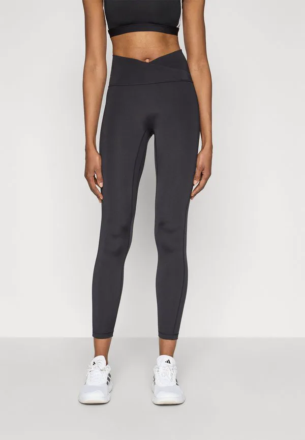 3 stripes studio all me 7/8 xover leggings Adidas Performance, Black