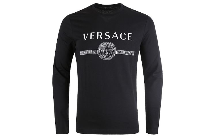 

Футболка FANSIZHE мужская черная VERSACE
