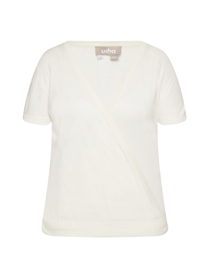 

Женский вязаный свитер бежевого цвета Usha