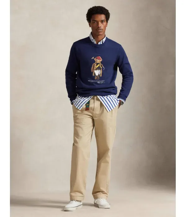 Толстовка straight fit Polo Ralph Lauren, темно-синий — фото 2