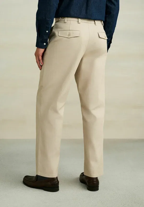Брюки Next Regular fit relaxed fit smart chinos with side adjuster, камень — фото 3