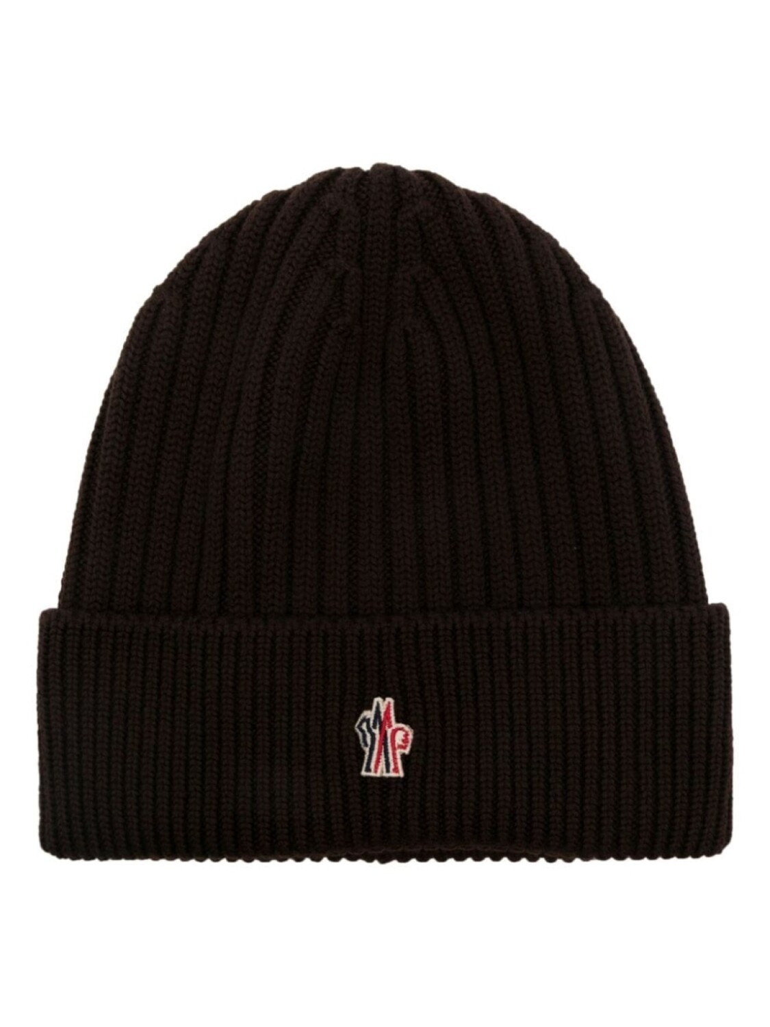 

Moncler Grenoble шапочка с аппликацией логотипа, коричневый