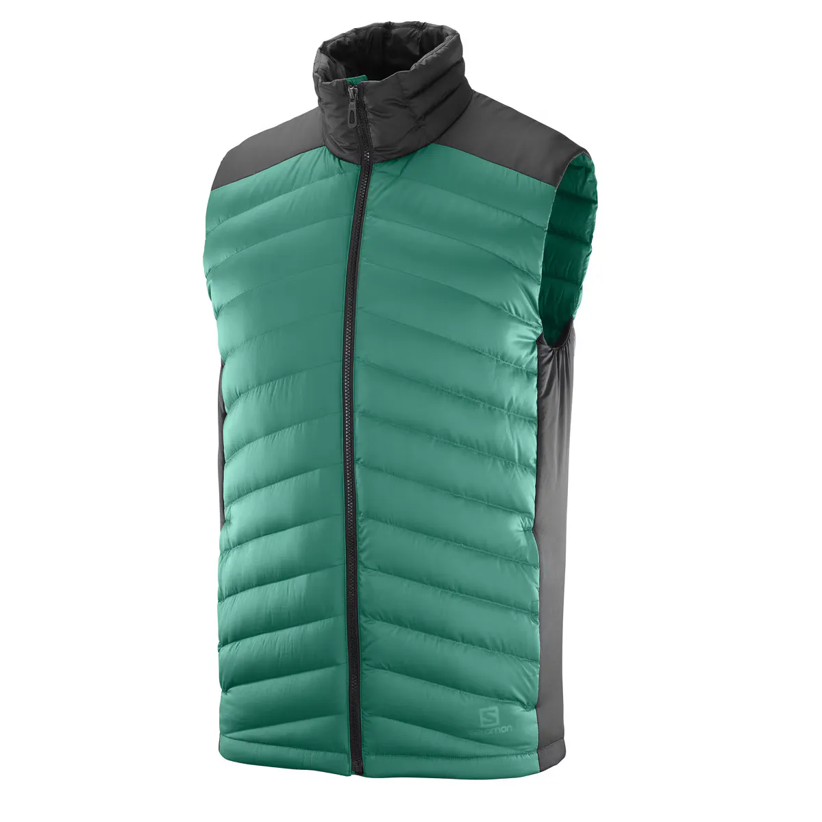 

Salomon Essential Теплый гибридный мужской жилет, зеленый
