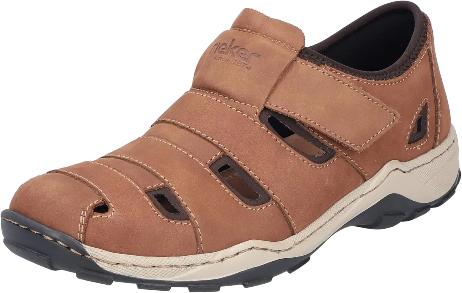 Мужские низкие туфли Rieker 08067, Brown