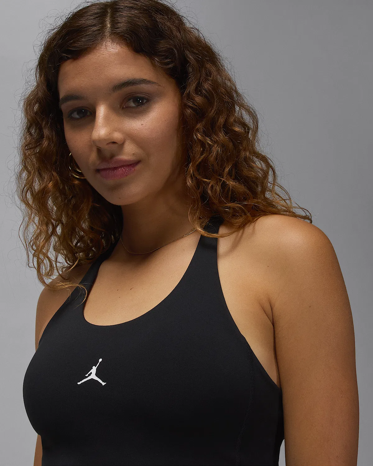 Женский топ-майка Dri-FIT Jordan Sport, Black/White — фото 3