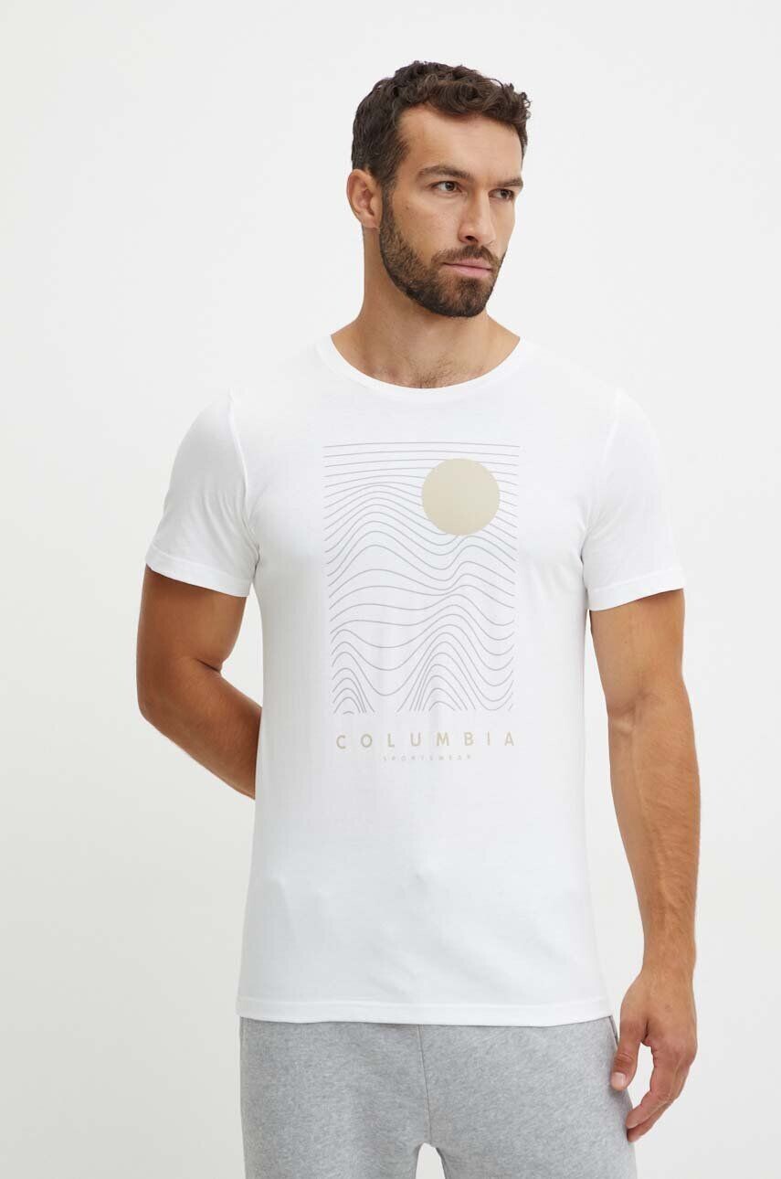 

Футболка Columbia из хлопка, белый