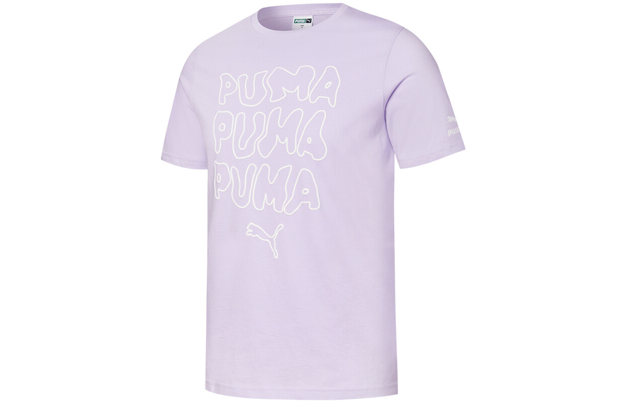 

Футболка мужская сиреневая Puma, светло-фиолетовый